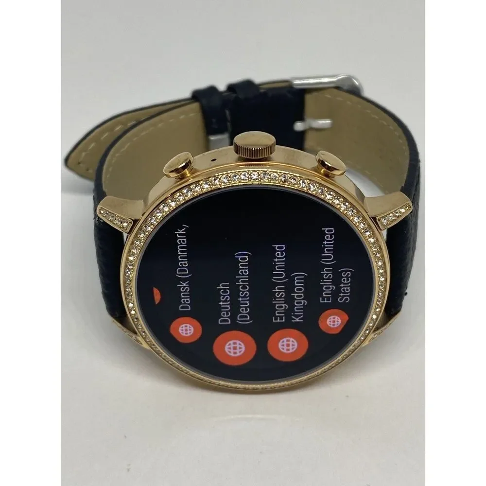Fossil Gen 4 Authentic Digital Dial Smart Watch Custom Band FTW6011 AB427